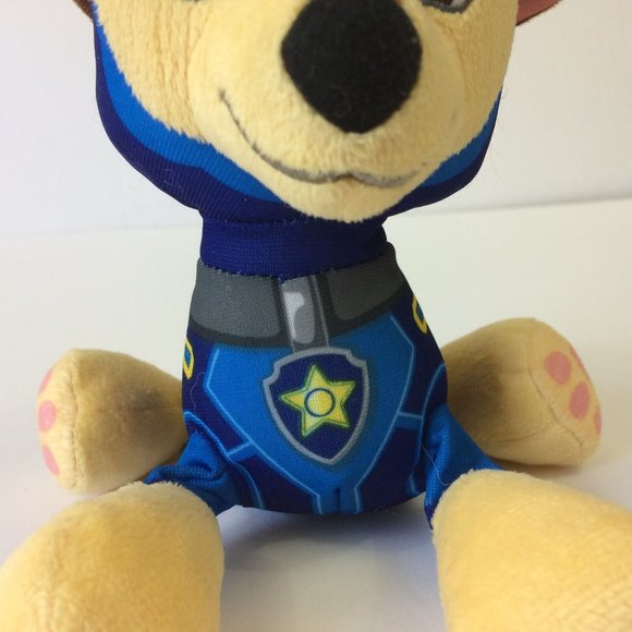 Paw Patrol Chase 8" Soft Plush Police Dog Toy Doll Stuffed Animal Nickelodeon - Picture 3 of 11